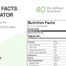 Nutrition Facts Label Creator (Elementor addon)