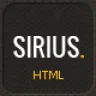 Sirius - Responsive HTML Template, SASS