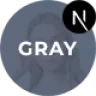 Gray - NextJS Personal vCard/Portfolio Template