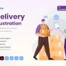 Delivery Service Illustration