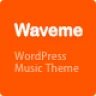 Waveme - Music Platform WordPress Theme