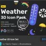 Weather 3D Icon Set