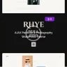 Rhye – AJAX Portfolio WordPress Theme