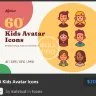 60 Kids Avatar Icons