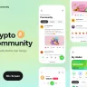 Crypto Community App UI Kit