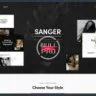 Sanger - Personal Portfolio for Creatives WordPress Theme