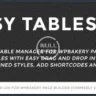 Easy Tables - Table Manager for WPBakery Page Builder