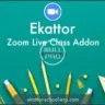 Ekattor Zoom Live Class Addon