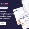 Etech - Teacher Dashboard design Template