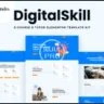 DigitalSkill - E-course & Online Tutorials Elementor Pro Template Kit